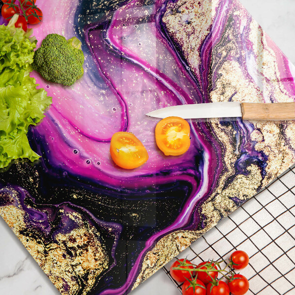 Protector encimera Diseño abstracto oro