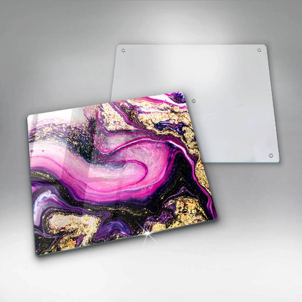 Protector encimera Diseño abstracto oro