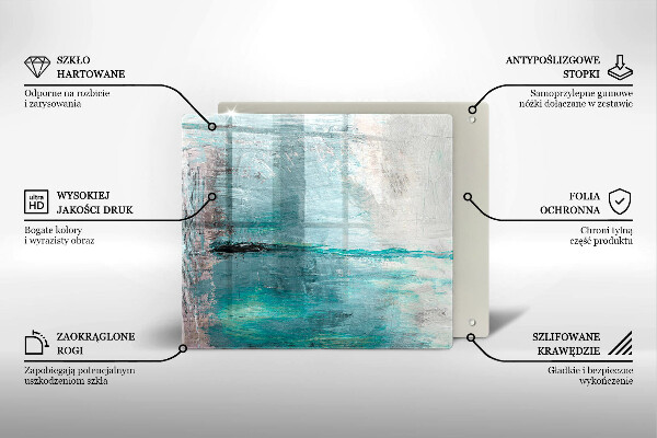 Protector encimera Fondo de abstracción de pintura