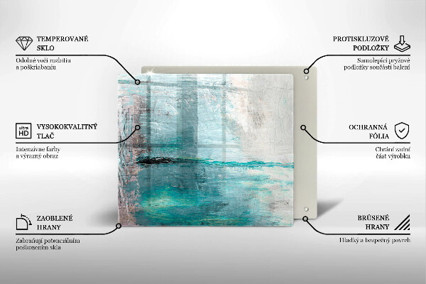 Protector encimera Fondo de abstracción de pintura