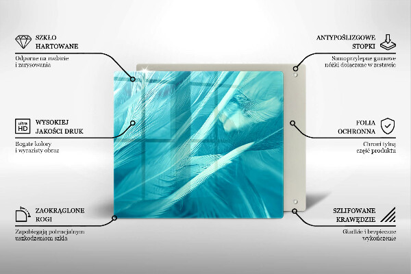 Protector encimera Plumas delicadas