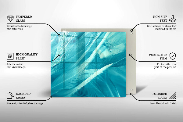 Protector encimera Plumas delicadas