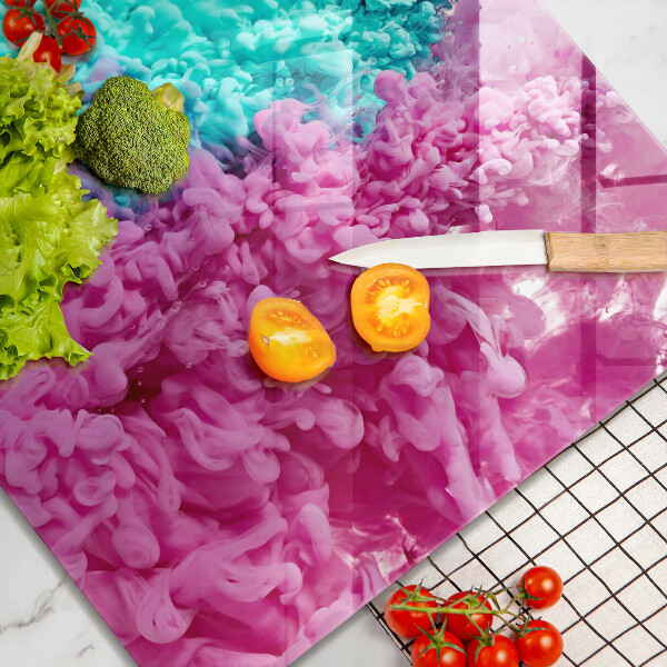 Protector encimera Humo rosa turquesa