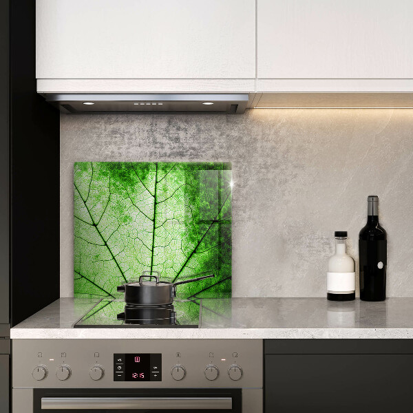 Protector encimera Hoja de vena decorativa