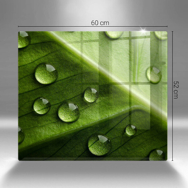 Protector encimera Hoja y rocío de la naturaleza