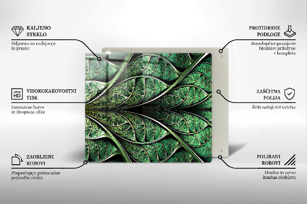 Protector encimera Estructura de las venas de la hoja