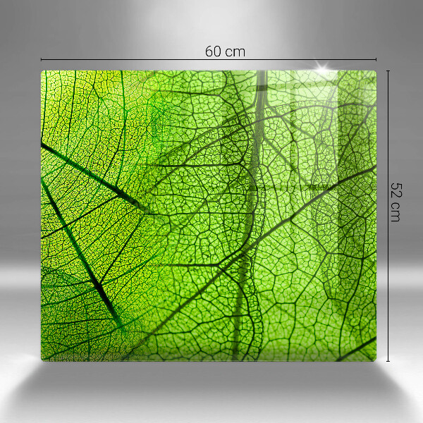 Protector encimera Venas de las hojas naturales