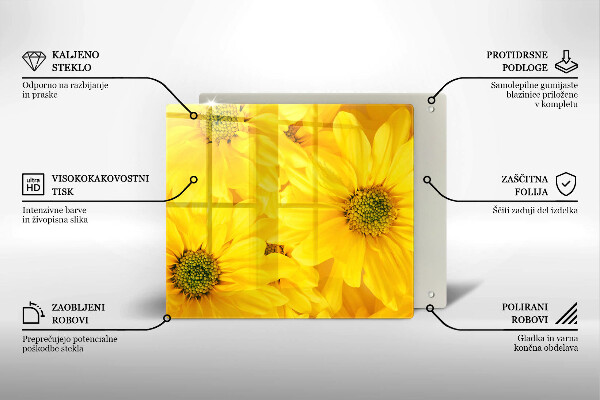 Protector encimera Pétalos de flor
