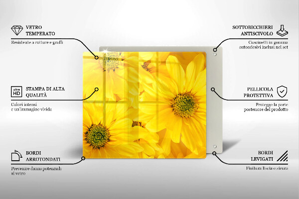 Protector encimera Pétalos de flor