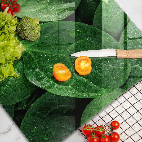 Protector encimera Hojas de albahaca