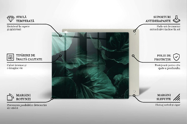 Protector encimera Hojas oscuras salvajes