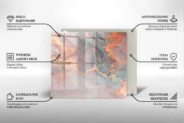 Protector encimera Mármol con oro