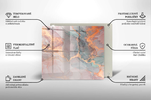 Protector encimera Mármol con oro