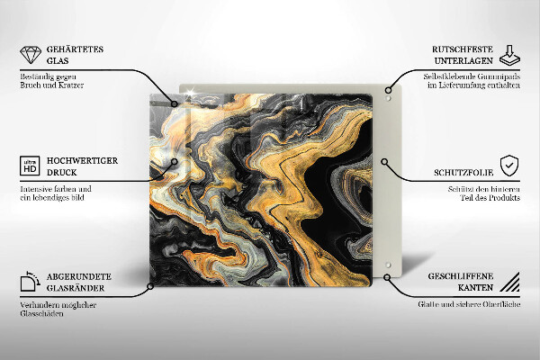 Protector encimera Estructura abstracta