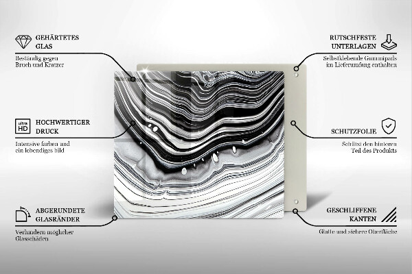 Protector encimera Abstracción de tinta