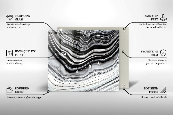 Protector encimera Abstracción de tinta