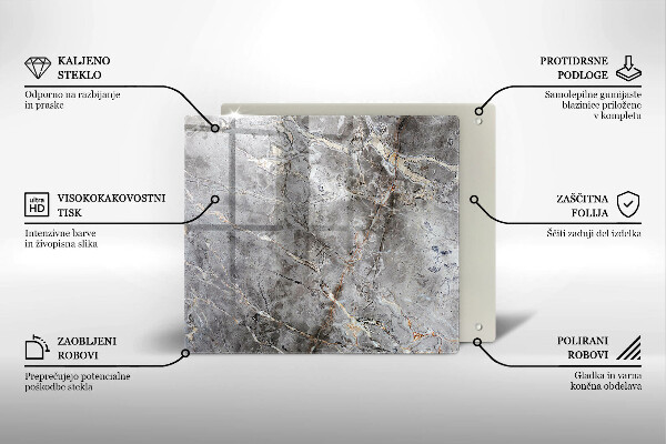 Protector encimera Textura de piedra