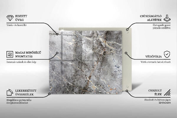 Protector encimera Textura de piedra