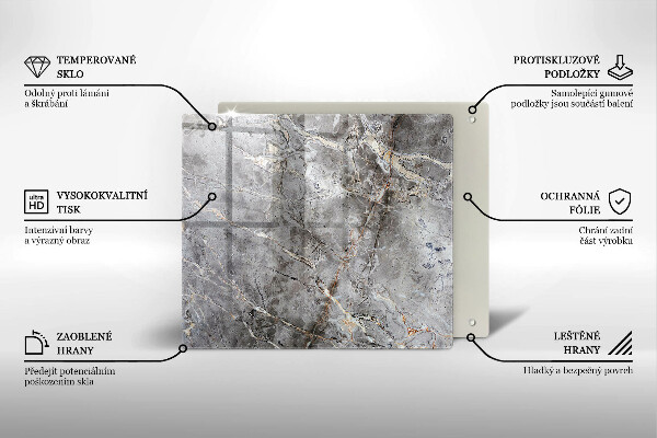 Protector encimera Textura de piedra