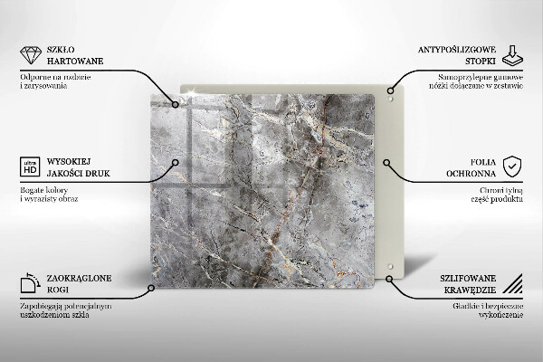 Protector encimera Textura de piedra