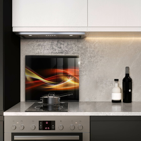 Protector encimera Luz y humo abstractos