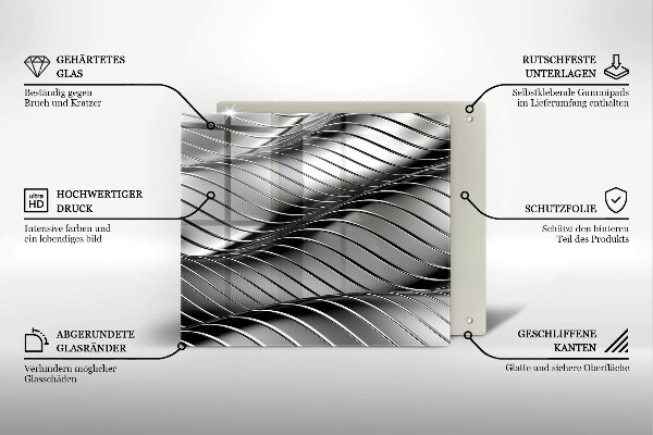Protector encimera Estructura metálica 3d