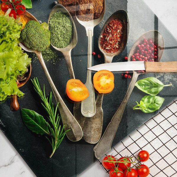 Protector encimera Cucharas de cocina de especias