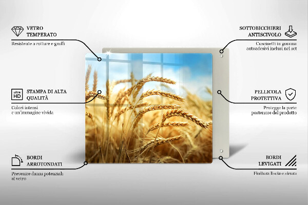 Protector encimera Espigas de cereales en el campo