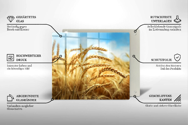 Protector encimera Espigas de cereales en el campo