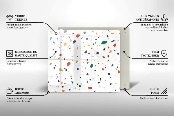 Protector encimera Gres colorido