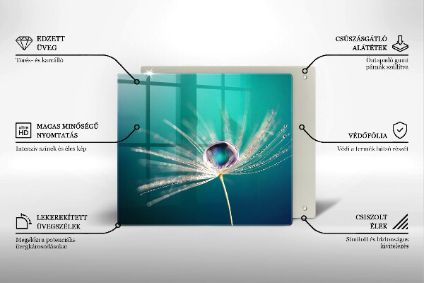 Protector encimera Rocío sobre un diente de león