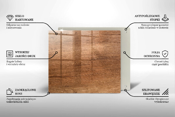 Protector encimera Textura de madera