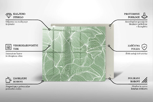 Protector encimera Hojas lineales