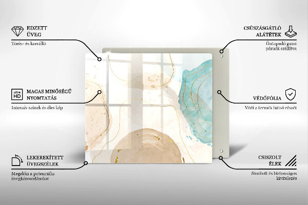 Protector encimera Formas bohemias brillantes