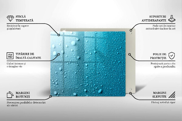 Protector encimera Gotas de agua