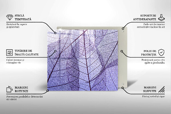 Protector encimera Hojas con venas