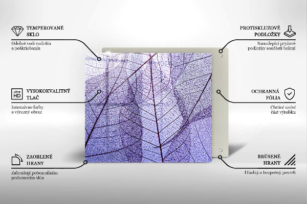 Protector encimera Hojas con venas