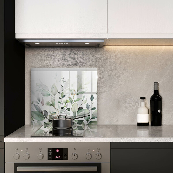 Protector encimera Plantas de acuarela