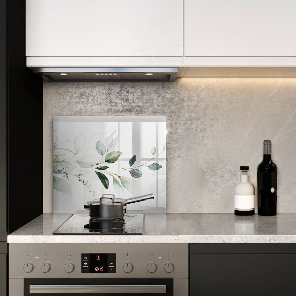 Protector encimera Hojas de acuarela