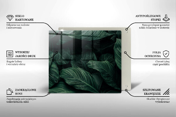 Protector encimera Hojas oscuras