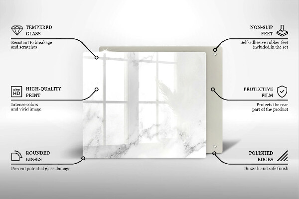 Protector encimera Mármol moderno