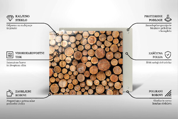 Protector encimera Troncos de árboles