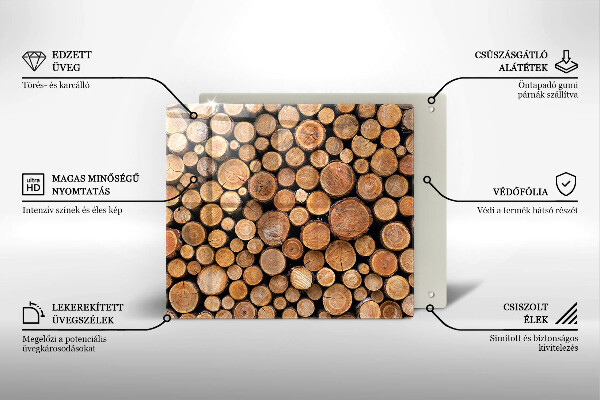 Protector encimera Troncos de árboles