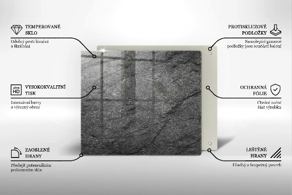 Protector encimera Textura de piedra