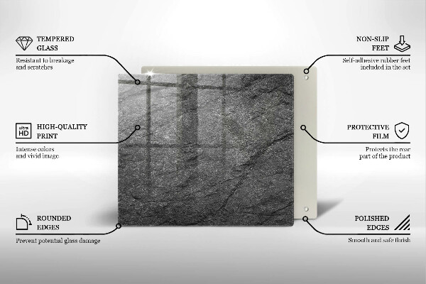 Protector encimera Textura de piedra