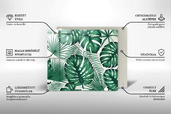 Protector encimera Hojas de monstera