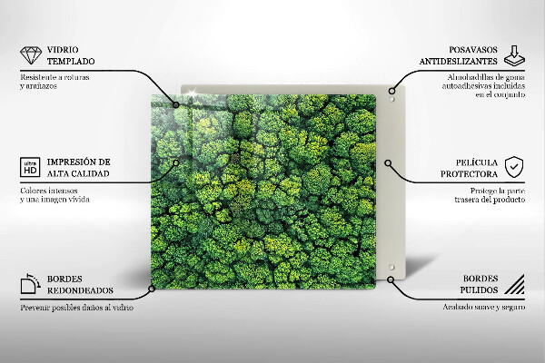 Protector encimera Planta de musgo natural