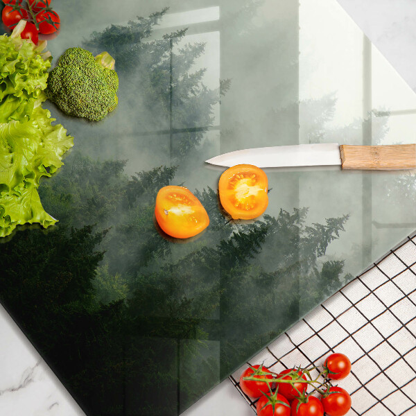 Protector encimera Paisaje de bosque brumoso