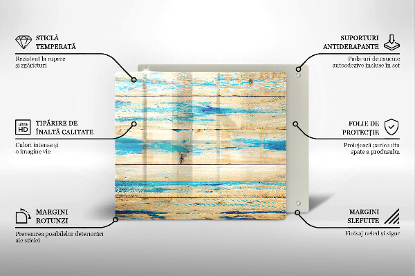 Protector encimera Tableros de madera retro