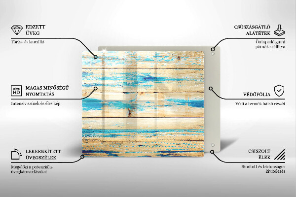 Protector encimera Tableros de madera retro